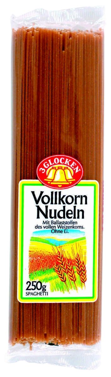 3 Glocken Spagetti Vollkornnudeln спагетти диетические, 250 гVN 905470 3 Glocken Spagetti Vollkornnudeln спагетти диетические, 250 гVN 905470Продукция 3 Glocken - это макаронные изделия высшего качества, произведенные из 100% твердых сортов пшеницы. Изысканный вкус, большой выбор фигурных макарон традиционных и оригинальных форм, различная фасовка, наилучшее соотношение в плане цена=качество. Продукция представлена на рынке более 15 лет и за это время отлично зарекомендовала себя среди огромного количества покупателей. Яркая оригинальная упаковка заметно выделяется на полках магазинов и привлекает к себе внимание потребителей. До сих пор ни один из покупателей не отказывался от продукции 3 Glocken, что подтверждается высокими продажами бренда на Российском рынке. Спагетти Spagetti Vollkornnudeln сделаны из муки твердых сортов, содержащей чуть меньшее количество клейковины, чем обыкновенная мука. Она хорошо поглощает воду, макароны из нее при варке увеличиваются и не развариваются. Рекомендуется варить спагетти 15 минут в подсоленной воде. Условия хранения: в сухом прохладном месте при...