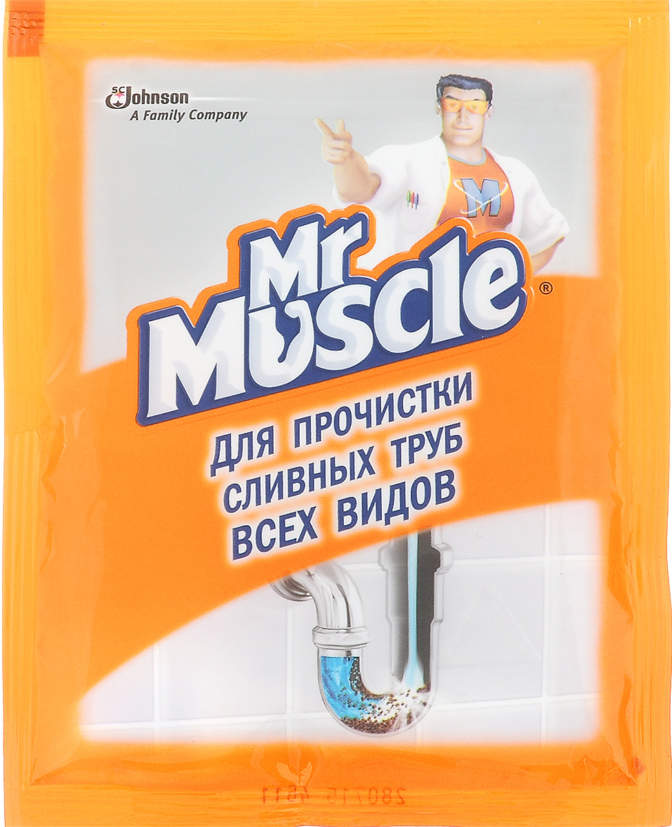 Чистящее средство для засоренных труб Mr. Muscle, 70 г665227 Чистящее средство для засоренных труб Mr. Muscle, 70 г665227Чистящее средство Mr. Muscle полностью прочищает засоренные и слабо проходимые сливные трубы. Уничтожает микробы и устраняет неприятные запахи. Растворяет жиры, волосы и остатки пищи, не повреждая труб. Подходит для всех видов труб. Время действия 30 минут. Состав: гидроксид натрия. Товар сертифицирован.