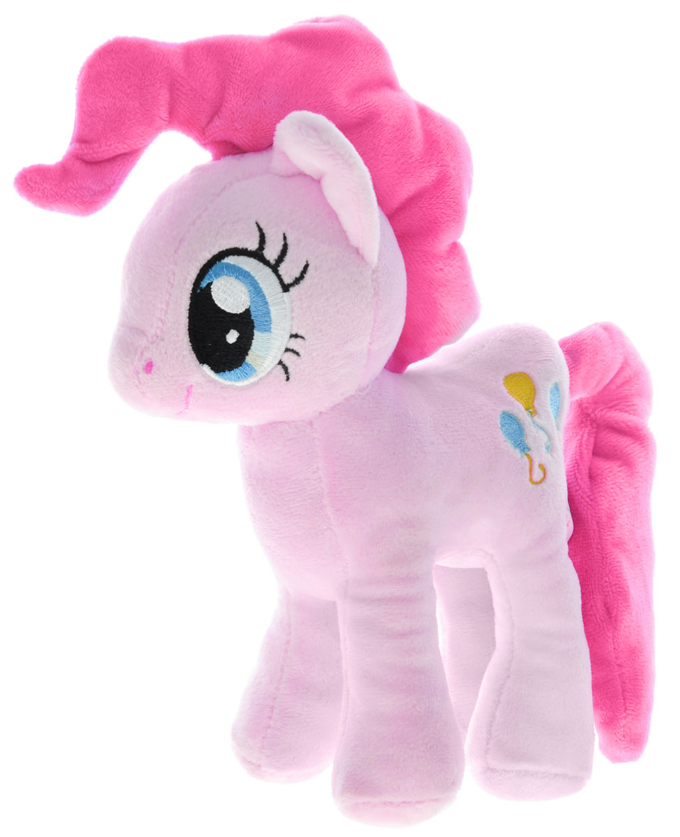 My Little Pony Мягкая игрушка Пони Пинки Пай цвет розовый 22 смMLPE1A My Little Pony Мягкая игрушка Пони Пинки Пай цвет розовый 22 смMLPE1AМягкая игрушка My Little Pony Пони Пинки Пай выполнена в виде очаровательной пони розового цвета с длинным хвостом и роскошной гривой. Игрушка изготовлена из высококачественного текстильного материала. Пинки Пай - самая популярная игрушка для девочек, созданная по мотивам одноименного сериала. Яркая и красивая пони, безусловно, заинтересуют вашего ребенка и станет гарантией милой искренней улыбки, восторга и отличного настроения у вашего малыша. А ведь помимо этого с ней можно придумать столько забавных игр, или же создать ей новый образ. Пинки Пай - жизнерадостная и задорная пони, больше всего на свете она любит шутить и веселиться, но ее шутки всегда добрые и никто на них не обижается. Она живет и работает в кондитерской, и обожает сладости. А еще Пинки устраивает лучшие вечеринки в Понивилле! Великолепное качество исполнения делают эту игрушку чудесным подарком к любому празднику.