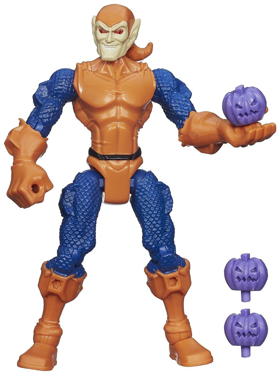 Hero Mashers Разборная фигурка HobgoblinA6825EU4_B0873 Hero Mashers Разборная фигурка HobgoblinA6825EU4_B0873Разборная фигурка Super Hero Mashers Hobgoblin обязательно понравится любому маленькому поклоннику комиксов и мультфильмов о супергероях! Фигурка выполнена из прочного пластика в виде супер-злодея Хобгоблина. Голова, руки и ноги фигурки подвижны, вращаются и сгибаются, а также отделяются от корпуса. Фигурка совместима с другими фигурками из серии Super Hero Mashers. Собрав коллекцию фигурок от Hasbro, вы сможете создать своего супергероя, объединяя способности разных героев комиксов Marvel. Все элементы обладают единым способом крепления, что позволяет создавать различные комбинации. Ребенок с удовольствием будет играть с фигуркой, придумывая разные истории. Порадуйте его таким замечательным подарком!