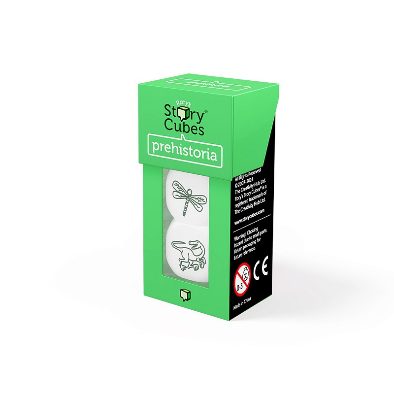 Rorys Story Cubes Настольная игра Кубики историй. ДинозаврыRSC12E01 Rorys Story Cubes Настольная игра Кубики историй. ДинозаврыRSC12E01Настольная игра Кубики историй. Динозавры помогает развить навыки творческого мышления и нестандартного решения задач. Придумывайте интересные мини-расстазы о жизни динозавров. Развивайте фантазию и обогощайте словарный запас Вашего ребенка. Правила игры: 3 кубика на тему Динозавры либо добавляются к стандартному набору Кубиков Историй Rorys Story Cubes, либо можно играть отдельно, составляя короткие рассказы на основе 3 выпавших картинок. В комплекте: 3 кубика, картонная коробочка-контейнер.