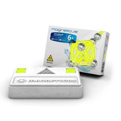 Magneticus Конструктор магнитный 34 элемента, цвет желтыйМК-0034 Y Magneticus Конструктор магнитный 34 элемента, цвет желтыйМК-0034 YMagneticus конструктор 34 элементов (желтый). Состоит из 24 магнитных биполярных палочек желтого цвета и 10 стальных шариков. Это отличное наглядное пособие для уроков геометрии, физики, химии.