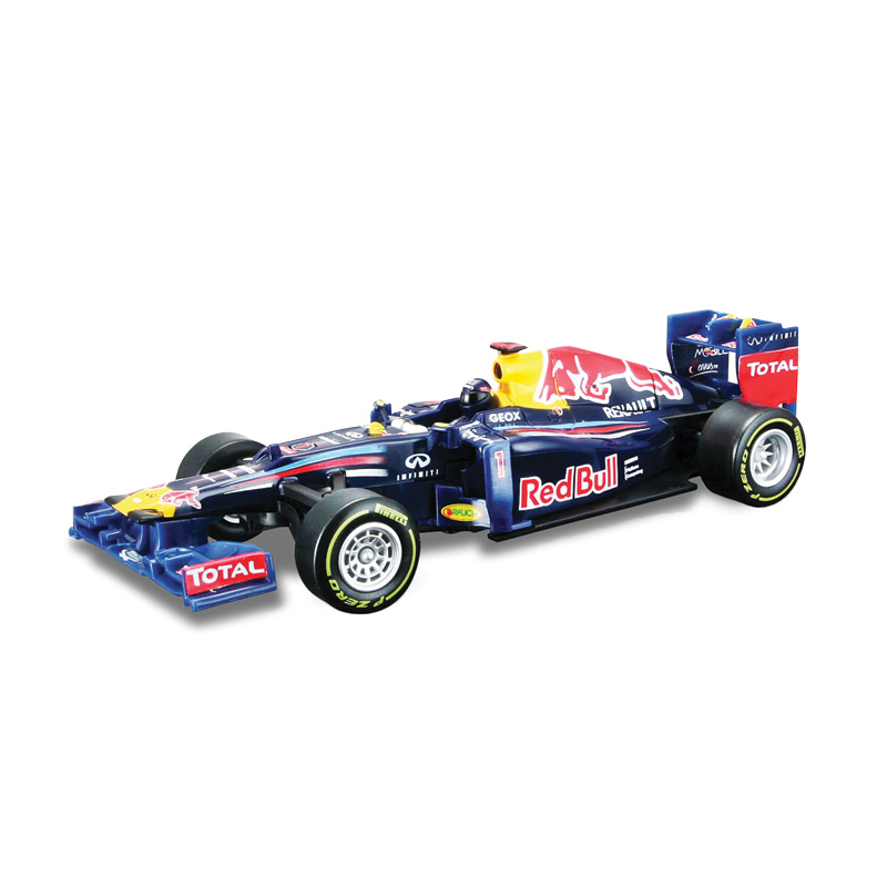 Bburago Модель на инфракрасном управлении Redbull Формула-1 201218-41214 Bburago Модель на инфракрасном управлении Redbull Формула-1 201218-41214Машинка на инфракрасном управлении Bburago Redbull Формула-1 2012 непременно понравится вашему малышу. Выполненная из безопасного прочного пластика модель представляет собой точную копию гоночного автомобиля команды Redbull Формула-1 2012 года в масштабе 1/32. При помощи инфракрасного пульта управления, который так легко крепится на запястье маленького гонщика, машинка может двигаться влево, вправо, назад и вперед. Ремешок инфракрасного пульта управления имеет 3 положения крепления. Для управления машиной на инфракрасном пульте расположен руль и несколько кнопок. Дальность действия пульта - 10 метров. Игрушечные машинки - незаменимый спутник роста и развития мальчиков! Во все времена игры в машинки были самыми популярными у детей. В процессе игры ребенок развивает координацию движений и меткость, пространственное и образное мышление, воображение, мелкую моторику. С мини-модельками автомобилей Bburago игра станет настолько увлекательной, что оторваться будет невозможно!...