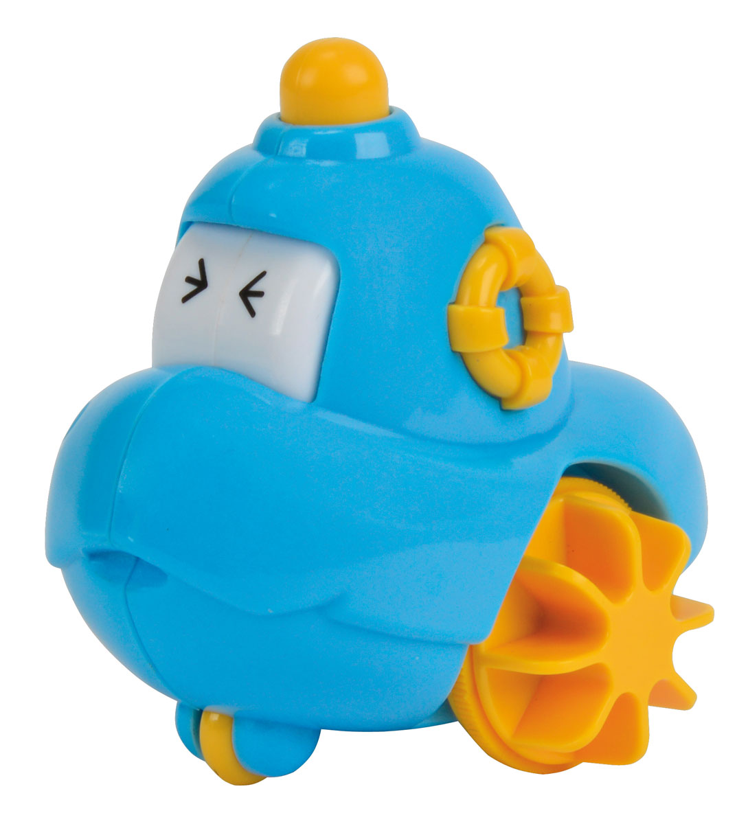 Simba Инерционная игрушка Лодочка 2 в 1 цвет голубой4011643_голубой Simba Инерционная игрушка Лодочка 2 в 1 цвет голубой4011643_голубойИгрушка для ванной Лодочка обязательно порадует малыша и сделает принятие ванной и водные процедуры забавным развлечением. Яркие впечатления и звонкий смех станут постоянными явлениями во время купания. Игрушка, выполненная из высококачественных материалов, оснащена подвижными глазками и специальным механизмом, позволяющим ей плавать в воде. Игрушка помогает развивать мелкую моторику, цветовосприятие и воображение. Порадуйте своего малыша таким замечательным подарком.