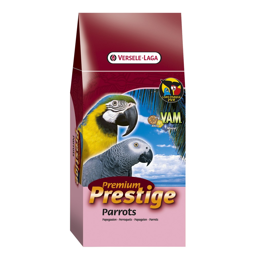 Корм VERSELE-LAGA для крупных попугаев Prestige PREMIUM Parrots 15 кг422000 Корм VERSELE-LAGA для крупных попугаев Prestige PREMIUM Parrots 15 кг422000VERSELE-LAGA корм для крупных попугаев ПРЕМИУМ Parrots 15 кг. Смесь для попугаев Prestige Parrots Premium – это обогащенная зерновая смесь с дополнительными питательными веществами, которые необходимы попугаям для поддержания хорошей кондиции. Эта смесь состоит из отобранных семян и дополнительно обогащена Витаминами, Аминокислотами и Минералами, добавляемыми в экстудированные гранулы Maxi VAM. Кроме этого, вкусные гранулы Maxi VAM содержат Флорастимул, гарантирующий хорошую работу кишечника и превосходную кондицию. Молотый панцирь устриц обеспечивает правильное функционирование мускульного желудка и баланс кальция/фосфора. Смесь Крупные попугаи Премиум - Parrots Premium обогащена: витаминами К, Б1, Б2, Б6, Б12, С, ПП, фолиевой кислотой, биотином и холином. Минералами: натрием, магнием и калием. Микроэлементами: железом, медью, марганцем, цинком, йодом и селеном. Вес упаковки: 15 кг.