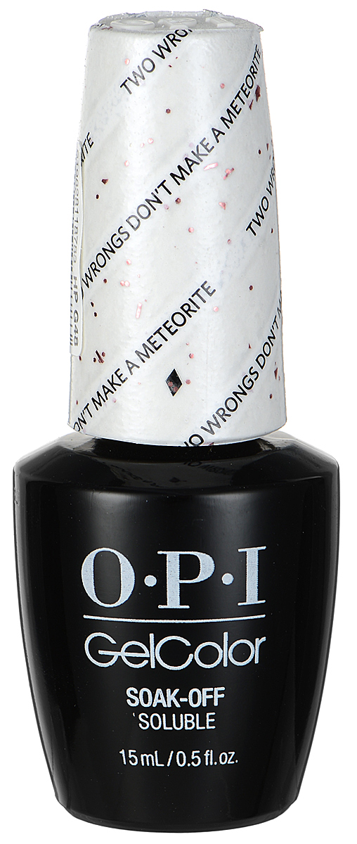 OPI Гель-лак GelColor, тон Two Wrongs Dont Make a Meteorite, 15 млHPG48 OPI Гель-лак GelColor, тон Two Wrongs Dont Make a Meteorite, 15 млHPG48Гель-лак OPI GelColor - это 100% гель в лаковом флаконе! В отличие от гелей-лаков, из-за отсутствия лаковой составляющей GelColor не подвержен сколам и трещинам. Светоотверждение в LED-лампе происходит за 30 секунд, а за 2 минуты в стандартной UV-лампе. Не требует шлифовки ногтей перед нанесением и опиливания при снятии. Снимается с помощью отмачивания за 15 минут. Не содержит ацетона, который может проникать в верхний слой ногтя и портить его. Не тускнеет и не выгорает под солнцем, сохраняя блеск до процедуры снятия. Товар сертифицирован.
