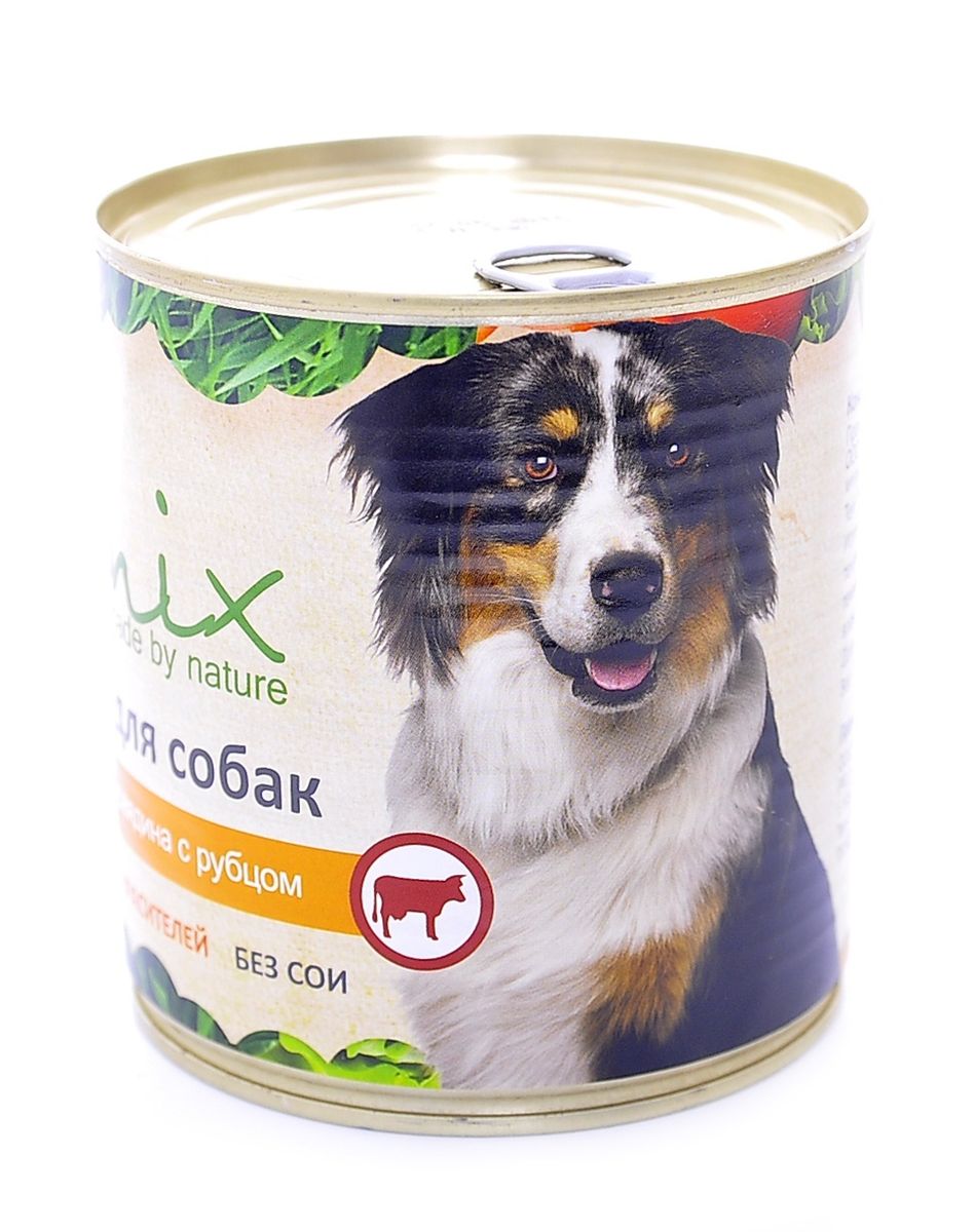 Organix Консервы для собак говядина с рубцом, 750 г18072 Organix Консервы для собак говядина с рубцом, 750 г18072Мясные консервы для взрослых собак с говядиной и рубцом Вкусный консервированный корм для собак. Изготовлен из 100% свежего мяса различного вида. Не содержит искусственных красителей, ароматизаторов или консервантов, ГМО. Специальная обработка помогает сохранять корм длительное время. Приготовлены из тщательно отобранных сортов мяса, которые внесут приятное разнообразие в меню вашей собаки. Корм разработан для обеспечения всех питательных потребностей взрослых собак. Состав: говядина, рубец, печень, сердце, легкое, натуральная желирующая добавка, злаки (не более 2%), соль, растительное масло, вода. В 100 г продукта: протеин - 8,0, жир - 6,0, углеводы - 4,0, клетчатка - 0,2, зола - 2,0, влага - до 80%. Энергетическая ценность: 102 ккал. Суточная норма 25 г на 1 кг веса животного. Условия хранения: в прохладном темном месте.