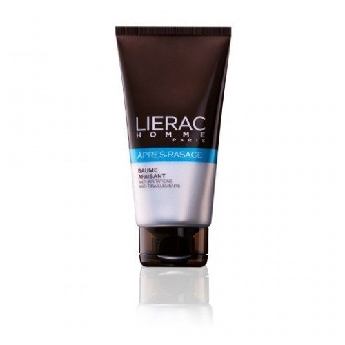 Lierac Успокаивающий бальзам после бритья линии LIERAC HOMME 75 млL1282 Lierac Успокаивающий бальзам после бритья линии LIERAC HOMME 75 млL1282Бальзам для ежедневного применения, не содержащий спирта, мгновенно успокаивает кожу, устроняет чувство жжения, покалывания, покраснения. Содержит натуральные компоненты, замедляющие рост волос.