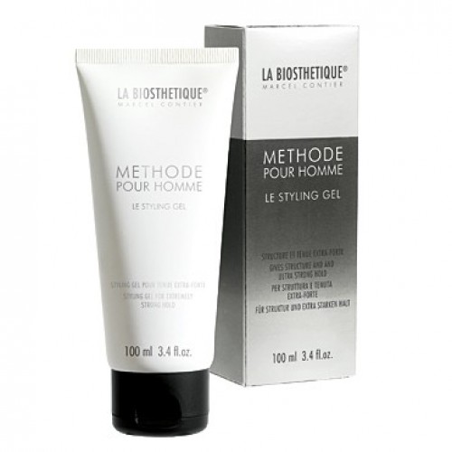 La Biosthetique Гель Methode Pour Homme для стайлинга с экстрасильной фиксацией, 100 млLB3192 La Biosthetique Гель Methode Pour Homme для стайлинга с экстрасильной фиксацией, 100 млLB3192Гель дает возможность реализовать любую фантазию, поскольку обеспечивает экстасильную и длительную фиксацию, не травмируя волос. Средство содержит Пантенол, который успокаивает и укрепляет кожу головы, интенсивно увлажняет и защищает волосы, придает им гибкость, а также Бета-глюканы, длительно удерживающие влагу в волосе. А фиксацию создает кополимер из PVP и производной акриловой кислоты, образующий тонкую, легкую пленку на волосах.