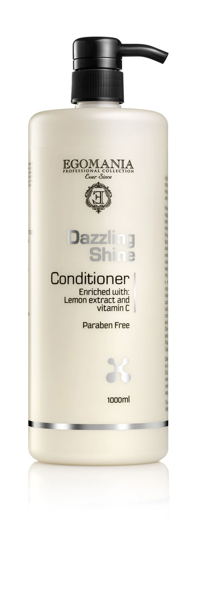 Egomania Professional Collection Кондиционер Dazzling Shine для придания блеска волосам 1000 мл491816 Egomania Professional Collection Кондиционер Dazzling Shine для придания блеска волосам 1000 мл491816Кондиционер для придания блеска волосам является завершающим продуктом, увлажняет и питает волосы, поддерживая в них оптимальный уровень влаги, благодаря чему волосы становятся легкими, мягкими и шелковистыми.