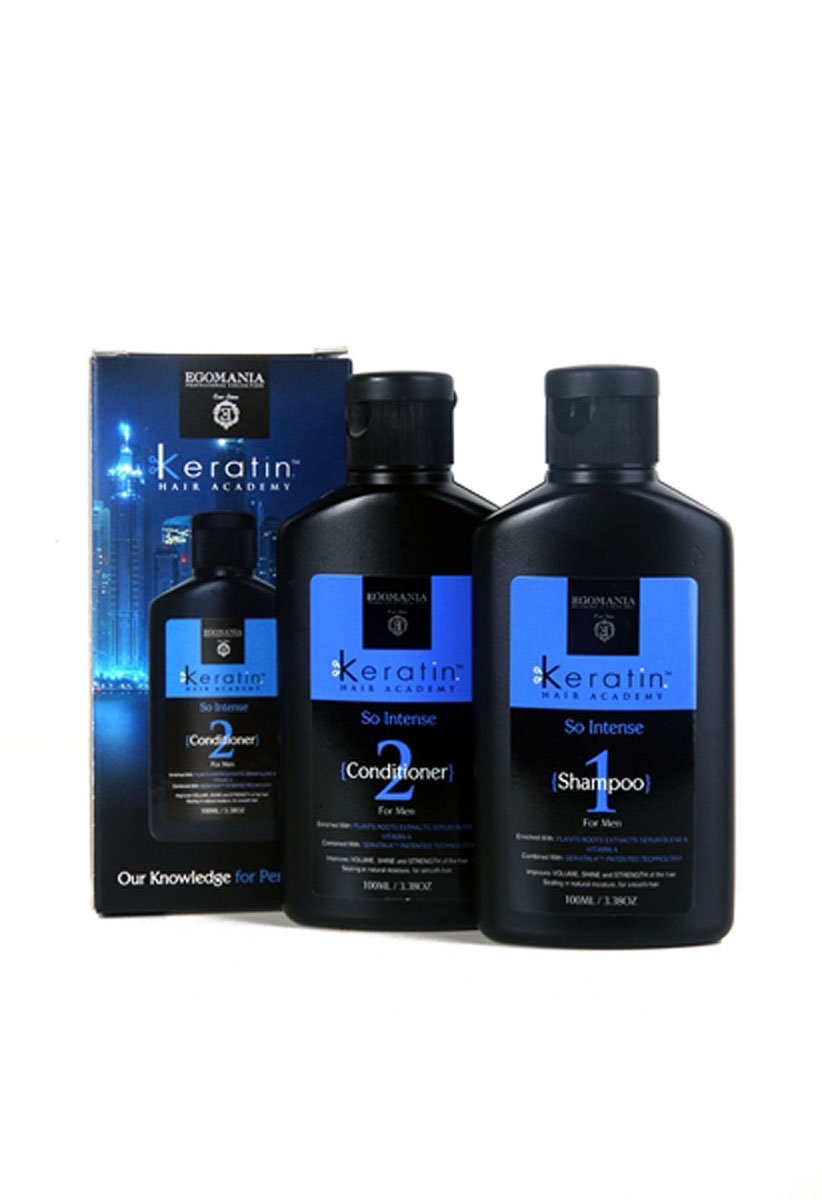 Egomania Professional Collection Набор «Энергетический заряд» для мужчин Keratin Hair Academy Travel Kit648468 Egomania Professional Collection Набор «Энергетический заряд» для мужчин Keratin Hair Academy Travel Kit648468Дорожный набор, состоящий из EGOMANIA PROFESSIONAL COLLECTION ШАМПУНЬ KERATIN HAIR ACADEMY «ЭНЕРГЕТИЧЕСКИЙ ЗАРЯД» ДЛЯ МУЖЧИН и EGOMANIA PROFESSIONAL COLLECTION КОНДИЦИОНЕР KERATIN HAIR ACADEMY «ЭНЕРГЕТИЧЕСКИЙ ЗАРЯД» ДЛЯ МУЖЧИН, объемом по 100 мл . EGOMANIA PROFESSIONAL COLLECTION ШАМПУНЬ KERATIN HAIR ACADEMY «ЭНЕРГЕТИЧЕСКИЙ ЗАРЯД» ДЛЯ МУЖЧИН Шампунь для мягкого очищения волос, богатый маслами и активными компонентами, подходит для всех типов волос.Шампунь эффективно очищает волосы и кожу головы, растворяет силиконы за счет содержания в составе продукта сока лимона. EGOMANIA PROFESSIONAL COLLECTION КОНДИЦИОНЕР KERATIN HAIR ACADEMY «ЭНЕРГЕТИЧЕСКИЙ ЗАРЯД» ДЛЯ МУЖЧИН Обогащенный маслами и активными компонентами кондиционер увлажняет и питает мужские волосы. Подходит для всех типов волос. Продукт является легким тонизирующим средством. В состав кондиционера входят масла: сладкого миндаля, корня женьшеня, оливы, ши. Все компоненты нежно питают и укрепляют волосы, не утяжеляя их....