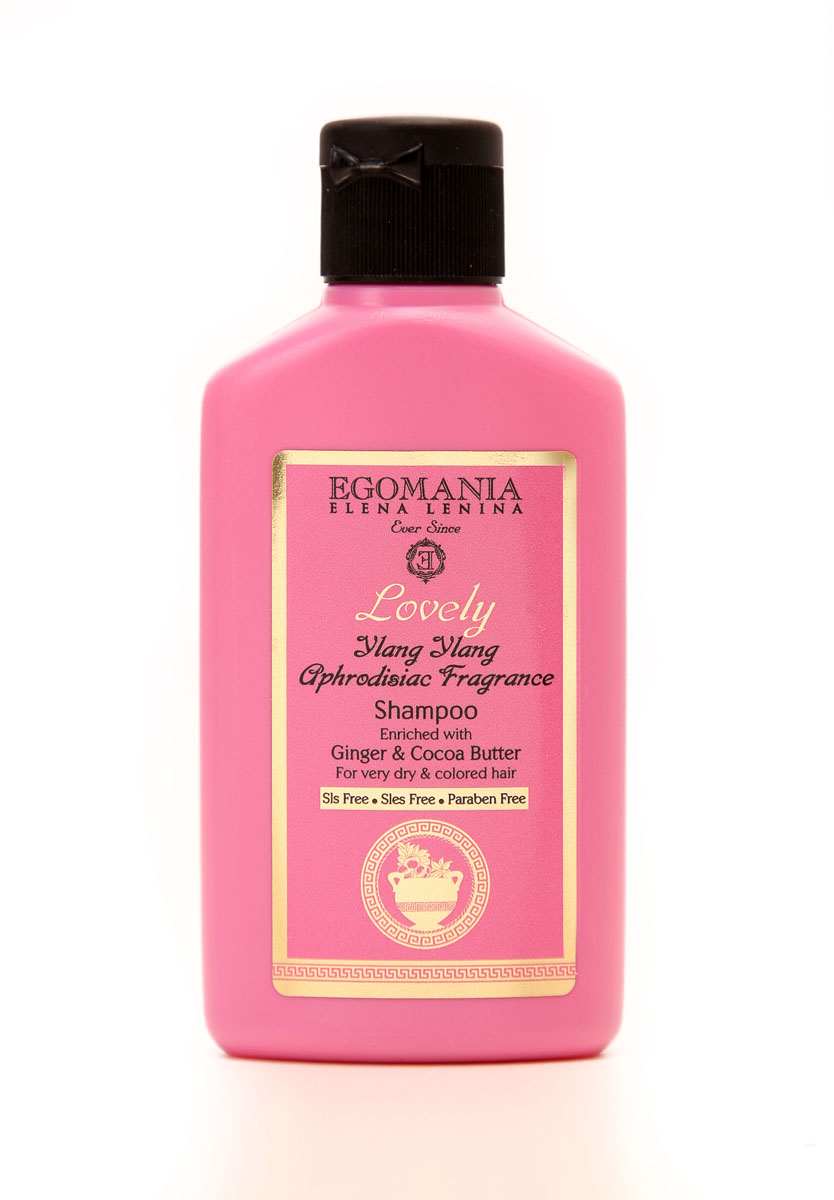 Egomania Professional Collection Шампунь Lovely с имбирем и маслом какао для пересушенных и окрашенных волос 100 мл830459 Egomania Professional Collection Шампунь Lovely с имбирем и маслом какао для пересушенных и окрашенных волос 100 мл830459Эксклюзивная Spa коллекция по уходу за волосами от Egomania Professional Collection и Elena Lenina раскрывает женщинам магию соблазнения мужчин. Колдовская сила чарующих и пьянящих ароматов натуральных афродизиаков растительного происхождения в каждой баночке коллекции привлекает внимание всех мужчин, делая женщину объектом желания номер один.Шампунь с имбирем и маслом какао подходит для химически поврежденных, окрашенных, блондированных и термически подверженных волос. Состав шампуня богат маслами, экстрактами и витаминами - этот фито-коктейль нежно очищает и одновременно питает структуру волос, придает силу и блеск. Масла какао и аргана хорошо увлажняют структуру волос изнутри, придавая им плотность. Экстракт корня имбиря и граната несут полный комплекс витаминов и микроэлементов для эффективной реконструкции ствола волоса. Сок алоэ и пантенол нормализуют липидно-жировой обмен.