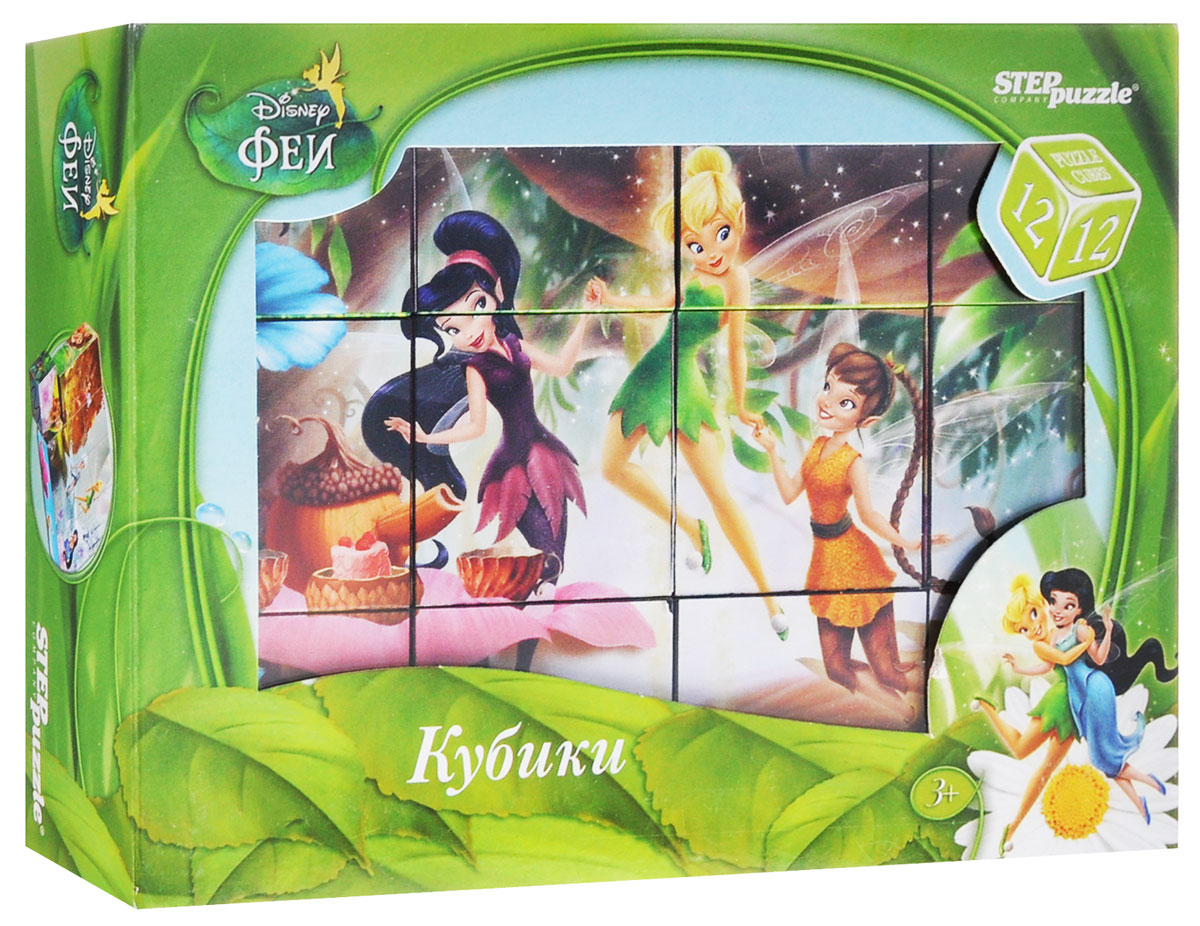 Step Puzzle Кубики Феи 12 элементов87159 Step Puzzle Кубики Феи 12 элементов87159С помощью двенадцати кубиков Step Puzzle Феи ребенок сможет великолепную картинку с изображением прекрасных фей. Игра с кубиками развивает зрительное восприятие, наблюдательность и внимание, мелкую моторику рук и произвольные движения. Ребенок научится складывать целостный образ из частей, определять недостающие детали изображения. Это прекрасный комплект для развлечения и времяпрепровождения с пользой для малыша.