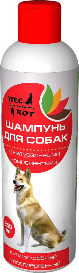Шампунь для собак Пёс&Кот 250млПК247102 Шампунь для собак Пёс&Кот 250млПК247102Шампунь с экстрактами клюквы + душицы и маслом чайного дерева, 250 мл Натуральные экстакты оказывают ранозаживляющее и дезинфицирующие действия, а масло чайного дерева обладает сильным противомикробным эффектом. Не содержит красителей и щелочного мыла.