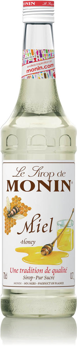 Monin Мед сироп, 0,7 лSMONN0-000063 Monin Мед сироп, 0,7 лSMONN0-000063Сделанный из настоящего меда без добавления подсластителей, сироп Monin Мёд специально разработан для быстрого растворения в горячих и даже в охлажденных напитках. Полученный из нектара цветов, у меда есть характерный естественный цветочный аромат, который принуждает некоторых людей предпочитать его сахару и другим подслащивающим веществам. Сиропы Monin выпускает одноименная французская марка, которая известна как лидирующий производитель алкогольных и безалкогольных сиропов в мире. В 1912 году во французском городке Бурже девятнадцатилетний предприниматель Джордж Монин основал собственную компанию, которая специализировалась на производстве вин, ликеров и сиропов. Место для завода было выбрано не случайно: город Бурже находился в непосредственной близости от крупных сельскохозяйственных районов - главных поставщиков свежих ягод и фруктов. Производство сиропов стало ключевым направлением деятельности компании Monin только в 1945 году, когда пост главы...
