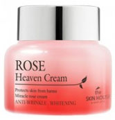 THE SKIN HOUSE Крем для лица с экстрактом розы ROSE HEAVEN, 50 мл822777 THE SKIN HOUSE Крем для лица с экстрактом розы ROSE HEAVEN, 50 мл822777Крем для лица с экстрактом розы, 50мл Крем содержит экстракт розы и масло шипов розы, оказывая осветляющий, анти возрастной и разглаживающий эффекты. Благодаря усиленному питанию, кожа становится хорошо увлаженной и упругой. Кожа приобретает мягкий и сияющий вид, при этом улучшается ее тон, текстура, эластичность и повышается упругость. Благодаря защитному барьеру, даже склонная к чувствительности кожа становится здоровее, мягче и приобретает сияющий вид.