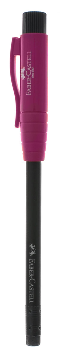 Faber-Castell Чернографитный карандаш Perfect Pencil182997_черный, бордовый Faber-Castell Чернографитный карандаш Perfect Pencil182997_черный, бордовыйЧернографитный карандаш Faber-Castell PERFECT PENCIL станет не только идеальным инструментом для письма, рисования или черчения, но и дополнит ваш имидж. Высококачественный ударопрочный грифель не крошится и не ломается при заточке. Качественная мягкая древесина обеспечивает хорошее затачивание. Специальная технология вклеивания грифеля предотвращает его поломку при падении на пол. Колпачок на карандаш с прочным клипом имеет встроенную точилку. Карандаш дополнен ластиком. Степень твердости - 2B.