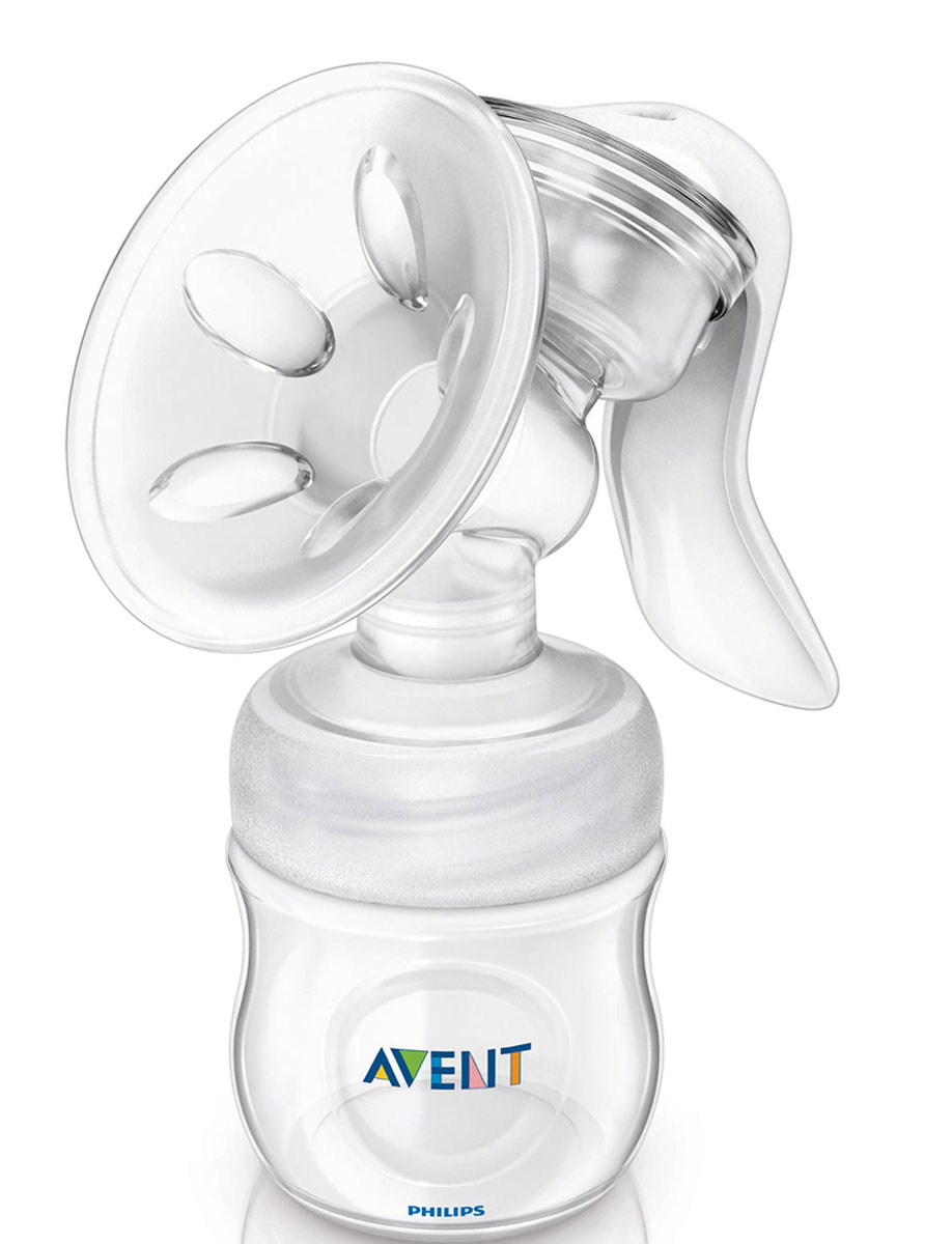 Philips Avent Молокоотсос ручной SCF330/20SCF330/20 Philips Avent Молокоотсос ручной SCF330/20SCF330/20Молокоотсос Philips Avent поможет маме в каждодневном уходе за малышом. Он предназначен для сцеживания грудного молока, при невозможности непосредственного грудного вскармливания из-за проблем с грудью или сосками, а также для хранения молока. Больше молока для малыша с комфортом для мамы: Если вы испытываете чувство расслабленности и комфорта, приток молока увеличивается, поэтому Philips создали очень удобный молокоотсос в линейке: сцеживайте молоко в удобном положении без необходимости наклоняться вперед, стимулируя приток молока при помощи мягкой массажной насадки. Более удобное положение во время сцеживания благодаря уникальному дизайну: Благодаря уникальной форме молокоотсоса молоко из груди поступает прямо в бутылочку, даже если вы сидите ровно. Это значит, что вы можете занять более удобное положение во время сцеживания - больше не нужно наклоняться вперед, чтобы все молоко попадало в бутылочку. Удобное положение и чувство...