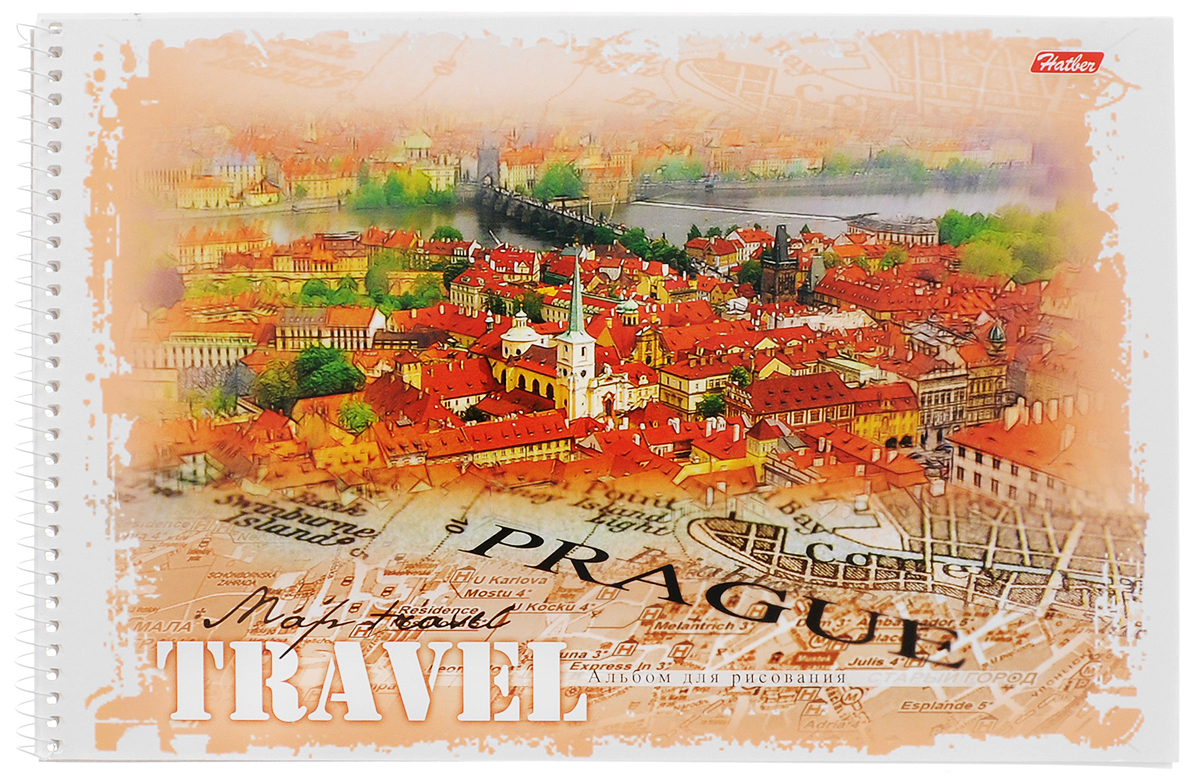 Hatber Альбом для рисования Prague 32 листа32А4Bсп_Prague Hatber Альбом для рисования Prague 32 листа32А4Bсп_PragueАльбом для рисования Hatber Prague прекрасно подходит для рисования карандашами, фломастерами, акварельными и гуашевыми красками. Обложка выполнена из плотного картона и оформлена изображением города Праги. В альбоме 32 листа. Крепление - спираль. На листах тонким пунктиром выполнена перфорация для последующего их отрыва. Альбом для рисования непременно порадует художника и вдохновит его на творчество. Рисование позволяет развивать творческие способности, кроме того, это увлекательный досуг.