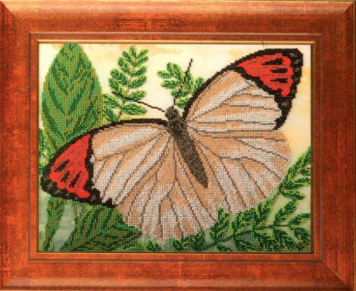 Набор для вышивания бисером Кроше Летящий шифон, 19 x 24 см694604 Набор для вышивания бисером Кроше Летящий шифон, 19 x 24 см694604Набор для вышивания бисером Кроше Летящий шифон поможет вам создать свой личный шедевр - красивую картину, вышитую бисером по цветному фону. Работа, выполненная своими руками, станет отличным подарком для друзей и близких! Набор содержит: - ткань с нанесенным цветным рисунком, - бисер ювелирный, - 2 иглы для бисера, - инструкция на русском языке. ВНИМАНИЕ! Рамка в комплект не входит, а служит для визуального восприятия товара.