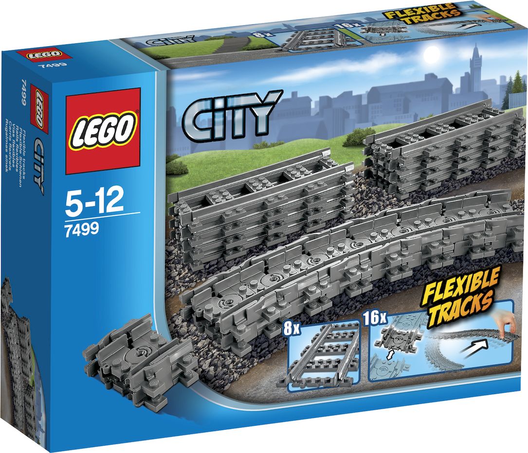 LEGO City Конструктор Гибкие пути 74997499 LEGO City Конструктор Гибкие пути 74997499Lego City - жизнь в большом городе. Ты можешь стать, кем захочешь, - полицейским, пожарным, строителем, почтальоном, охранником или машинистом! Все реалистично и правдоподобно. Lego City Гибкие пути - новые рельсы для вашей железной дороги. В набор входят 8 длинных прямых и 16 гибких коротких участков. Рельсы можно соединять между собой в произвольном порядке, придавая дороге любую форму. Приобретите несколько таких наборов и создайте самую длинную железную дорогу Lego! Конструктор - это один из самых увлекательнейших и веселых способов времяпрепровождения. Ребенок сможет часами играть с конструктором, придумывая различные ситуации и истории. В процессе игры с конструкторами Lego дети приобретают и постигают такие необходимые навыки как познание, творчество, воображение. Обычные наблюдения за детьми показывают, что единственное, чему они с удовольствием посвящают время - это игры. Игра - это состояние души, это веселый опыт познания реальности. Играя, дети создают...