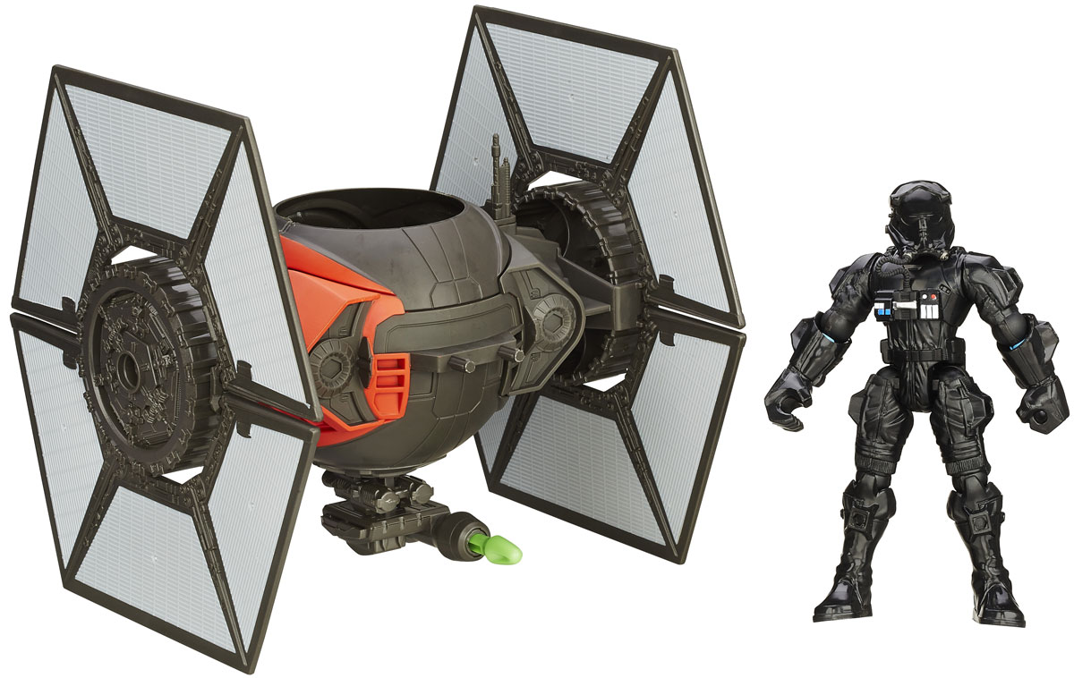 Star Wars Игровой набор Tie Fighter & Tie Fighter PilotB3701_B3703 Star Wars Игровой набор Tie Fighter & Tie Fighter PilotB3701_B3703Откройте для себя галактику приключений и воображения с игровым набором Star Wars Tie Fighter & Tie Fighter Pilot! Невероятная сага о добре и зле в далекой, далекой галактике, с величайшими героями и злодеями всех времен. Воссоздавайте сцены из фильмов, сериалов, книг и игр с фигурками и машинами. Этот набор включает в себя истребитель специального назначения с пусковой установкой и фигурку пилота. Все элементы выполнены из прочного и безопасного материала. Порадуйте своего ребенка таким замечательным подарком!