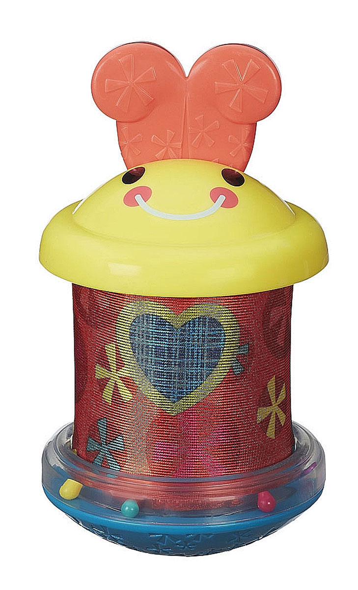 Playskool Зверюшка-Неваляшка ЖукB1913EU4_B2676 Playskool Зверюшка-Неваляшка ЖукB1913EU4_B2676Оригинальная яркая неваляшка с мордочкой жука и поднимающимися усиками способна надолго занять любознательного малыша. Игрушку можно кидать и ронять сколько угодно, а она все равно возвращается в вертикальное положение. А если сдавить неваляшку с двух сторон, она сложится, словно телескоп, и в таком виде легко поместится в сумку или даже в карман. Такую компактную игрушку удобно брать с собой в дорогу или давать малышу, который остается погостить у бабушки с дедушкой. Яркие цвета и гремящие пластмассовые капельки внутри игрушки помогут быстрее развить зрение и слух. Во время игры с неваляшкой развивается мелкая моторика рук, улучшается координация движений.