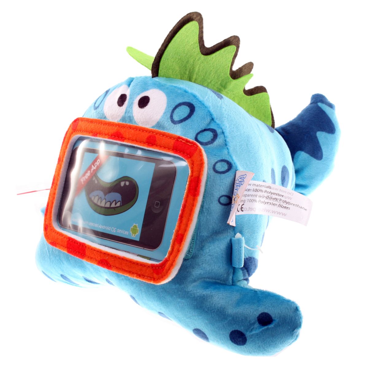 Wise Pet Мягкая игрушка Sealy с прозрачным карманом для смартфона900002 Wise Pet Мягкая игрушка Sealy с прозрачным карманом для смартфона900002Вы когда-нибудь вступали в контакт с инопланетянами? Нет? Тогда у Вас есть уникальная возможность это сделать! И знаете, с ними есть о чем поговорить, а главное, это очень весело, особенно для детей, которые с огромным удовольствием будут играть и общаться с этим симпатичным инопланетянином! Чтобы перевести его речь, Вам потребуется ваш iPhone и бесплатное приложение Wise Pet. Вставьте гаджет в прозрачный кармашек игрушке, запустите приложение и веселитесь вместе с детьми! Благодаря этому приложению, инопланетянин будет повторять все, что Вы или Ваш ребенок скажете ему, при этом шевеля мультяшным ртом, либо расскажет сказку, которую Вы можете записать самостоятельно. В приложении есть множество различных мордашек, которые можно менять. Когда инопланетянин повторяет сказанные фразы, он шевелит ртом. Наговорившись, этот инопланетянин с удовольствием покажет Вашему ребенку мультики или сыграет с ним в игры, которые припас для него. Эту игрушку можно также прикрепить к спинке...