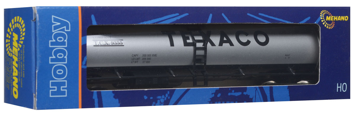 Mehano Вагон-цистерна TexacoT079 Mehano Вагон-цистерна TexacoT079Вагон-цистерна Mehano Texaco выполнен на высочайшем уровне с мелкими деталями и в точной раскраске железной дороги определенного периода времени. Корпус модели бункерного вагона выполнен из пластика, колеса выполнены из металла. Модель высоко детализирована и окрашена в соответствии со своим реальным прототипом. Вагон имеет два пластиковых крепления, благодаря которым вы сможете соединить вагончики в железнодорожный состав. Коллекционная модель станет не только интересной игрушкой для ребенка, интересующегося поездами, но и займет достойное место в любой коллекции. Модель совместима с железными дорогами и поездами Mehano. Оставаясь одной из наиболее желанных игрушек для большинства мальчишек и даже взрослых коллекционеров, железная дорога Mehano с дистанционным управлением неподвластна влиянию моды и времени. Для сторонников технологических новинок создаются модели современных скоростных составов, а ценители истории могут выбрать подходящий комплект, в точности...