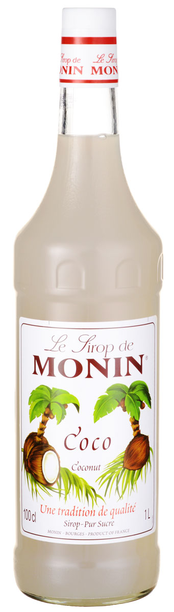Monin Кокос сироп, 1 лSMONN0-000038 Monin Кокос сироп, 1 лSMONN0-000038Кокосовый орех относится к ореху кокосовой пальмы, которая растет в тропических странах. Питательный кокосовый орех и его молоко широко используется в напитках и приготовлении пищи, так как сладкий вкус кокоса хорошо сочетается со сладким, горьким и соленым. Позвольте сиропу Monin Кокос придать чистый кокосовый аромат всем вашим тропическим вдохновленным напиткам. Сиропы Monin выпускает одноименная французская марка, которая известна как лидирующий производитель алкогольных и безалкогольных сиропов в мире. В 1912 году во французском городке Бурже девятнадцатилетний предприниматель Джордж Монин основал собственную компанию, которая специализировалась на производстве вин, ликеров и сиропов. Место для завода было выбрано не случайно: город Бурже находился в непосредственной близости от крупных сельскохозяйственных районов - главных поставщиков свежих ягод и фруктов. Производство сиропов стало ключевым направлением деятельности компании Monin...