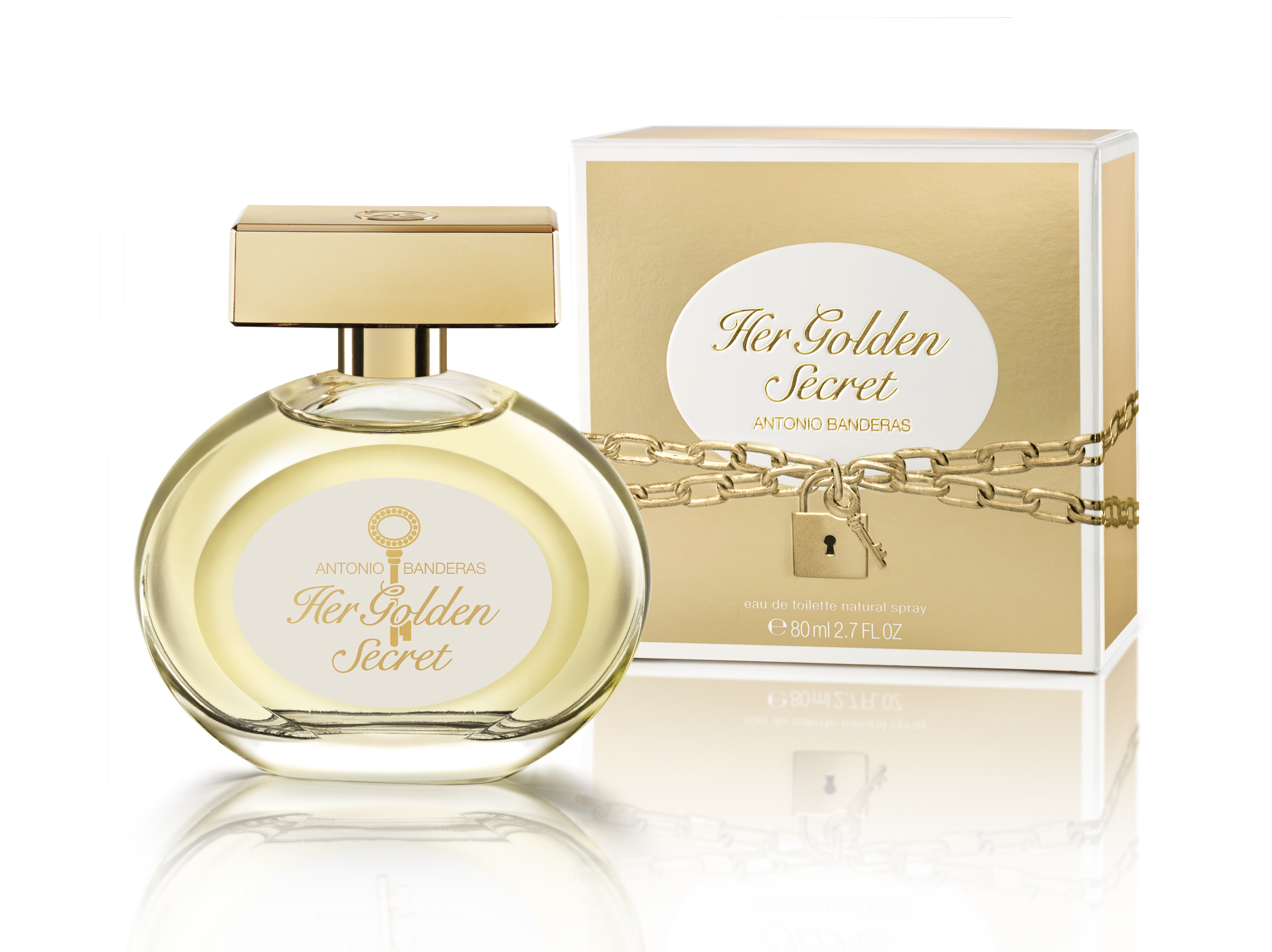 Antonio Banderas Туалетная вода Her Golden Secret, 50 мл65072324 Antonio Banderas Туалетная вода Her Golden Secret, 50 мл65072324Antonio Banderas Her Golden Secret - эликсир соблазнения, перед которым невозможно устоять… даже самому великому обольстителю... Есть женщины, чье обаяние не поддается объяснению. Кажется, что они излучают какую-то притягательную силу, владеют каким-то магическим секретом. Her Golden Secret создавался как своеобразный эликсир, который даже в самый заурядный, стандартный день придает своей обладательнице волшебное очарование и сияние женственности. Таинственный, интенсивный и игривый призван завораживать и соблазнять. Классификация аромата : восточный, цветочный. Пирамида аромата : Верхние ноты: бергамот, мандарин, персик, яблоко. Ноты сердца: гардения, флердоранж, ежевика. Ноты шлейфа: бобы тонка, ваниль, кедр, пачули, мускус. Ключевые слова Соблазнительный, чарующий, женственный! Характеристики: Объем: 50 мл. Производитель: Испания. ...