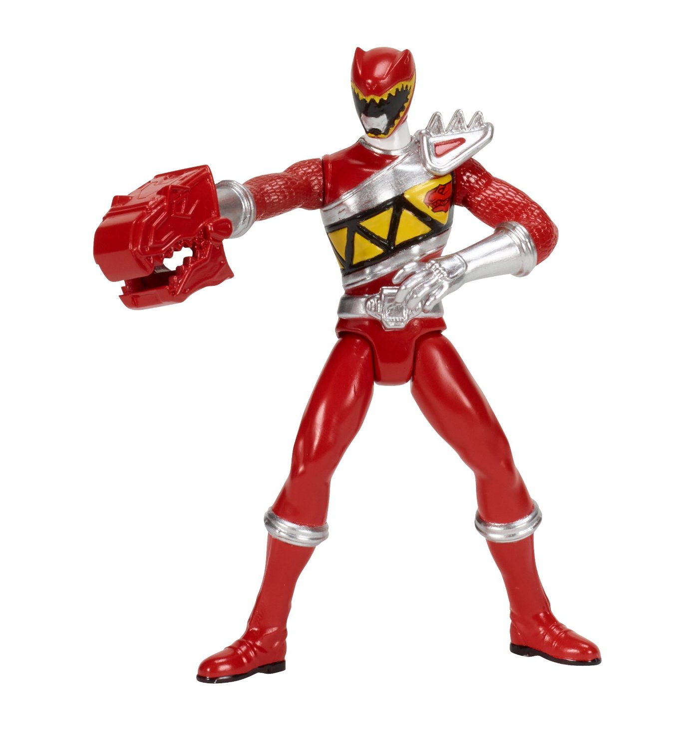 Power Rangers Фигурка Могучие рейнджеры Dino Charge42160 Power Rangers Фигурка Могучие рейнджеры Dino Charge42160Игрушка Power Rangers Могучие рейнджеры, выполненная из пластика в виде рейнджера в шлеме и специальном костюме, станет любимой игрушкой вашего ребенка. Руки и ноги фигурки подвижны. В комплект входит оружие-накладка на руку в виде головы динозавра. Игрушка выполнена по мотивам приключенческого фильма Power Rangers. Могучие рейнджеры - это новое поколение героев, которые унаследовали силу древних воинов и должны встать на защиту Земли. Эта игрушка обязательно понравится ребенку, он часами будет играть с ней, придумывая захватывающие истории для героев.