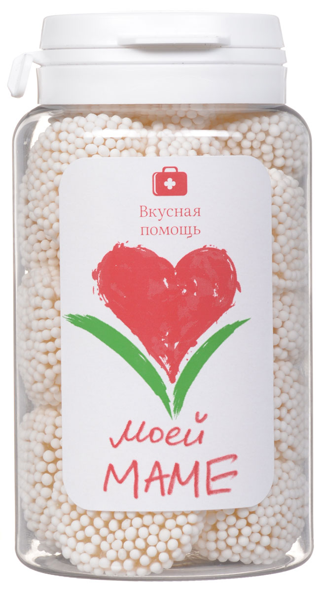 Конфеты Вкусная помощь Для мамы, 150 мл белый00-00000045_белый Конфеты Вкусная помощь Для мамы, 150 мл белый00-00000045_белыйКонфеты Вкусная помощь Для мамы в подарочной баночке с надписью: Мама, только ты Всегда ждешь моего звонка И переживаешь, когда я не звоню Готовишь самую вкусную еду И до сих пор видишь во мне ребенка Всегда поддерживаешь меня Понимаешь без слов Все всегда прощаешь Любишь меня просто так И ничего не требуешь взамен Спасибо! Мама, я тебя очень люблю! Внутри: фруктовый мармелад в нежной сахарной обсыпке.