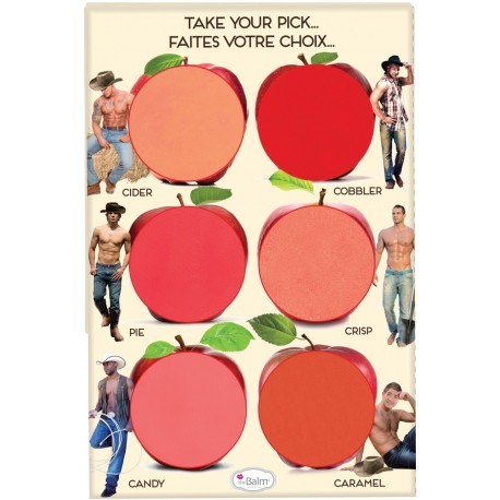 theBalm Палетка блесков для губ и скул How Bout Them Apples,20 гр802652 theBalm Палетка блесков для губ и скул How Bout Them Apples,20 гр802652Профессиональные визажисты точно знают секрет идеального макияжа. Оттенок румянца должен обязательно сочетаться с цветом губ. Однако в домашних условиях добиться такого результата очень сложно. Но с палеткой блесков для губ и скул “How Bout Them Apples” Вы сможете создавать идеальные образы в любом месте и в любое время. В палетке подобраны шесть наиболее популярных оттенков. Однако их можно смешивать между собой и получать бесконечное количество самых разнообразных тонов. Таким образом, Вы сможете самостоятельно создать свой идеальный цвет. В качестве формочек для блесков используются симпатичные яблочки, которые еще до применения палетки поднимут Вам настроение. Благодаря тому, что блески имеют очень нежную кремовую структуру, они не стекают и не размазываются. Кроме того, они очень легко растушевываются, создавая естественный образ, который буквально дышит свежестью и легкостью.