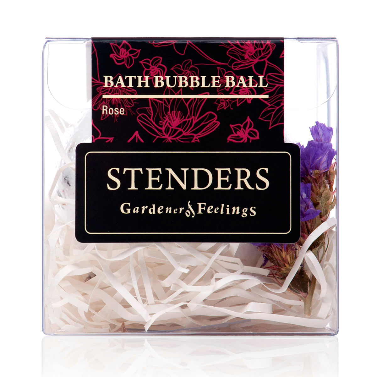 Stenders Бурлящий шар Розовый, 125 гSISBB06 Stenders Бурлящий шар Розовый, 125 гSISBB06Ваши любимые бурлящие шары, упакованные в красивую коробку - готовы удивлять и радовать. Этот изготовленный умелыми руками бурлящий шар для ванны наполнит помещение волнующим сердце королевским ароматом роз. Пока вы будете наслаждаться расслабленным отдыхом, о вашей коже позаботятся содержащиеся в шарике кристаллы соли и масло виноградных косточек. А в ванне распустятся изысканные лепестки розы, вдохновляя вас на романтические мгновения для двоих. Масло виноградных косточек особенно хорошо тем, что содержит ненасыщенные жирные кислоты в большой концентрации. Оно придаст жизненную силу вашей коже, тщательно увлажняя и смягчая ее. Кристаллы соли моря богаты ионами кальция, калия и натрия. Эти вещества очистят вашу кожу и укрепят ногти. Релаксирующая ванна с солью помогает регулировать уровень влаги в клетках, устраняя припухлость и снимая усталость.