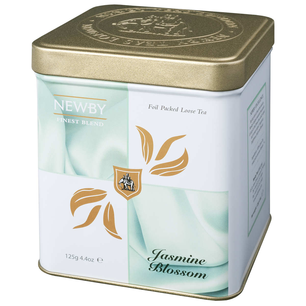 Newby Jasmine Blossom зеленый листовой чай, 125 г130090 Newby Jasmine Blossom зеленый листовой чай, 125 г130090Китайский листовой чай Newby Jasmine Blossom с ароматом цветов жасмина. Имеет светло-медовый оттенок и ароматное цветочное послевкусие.