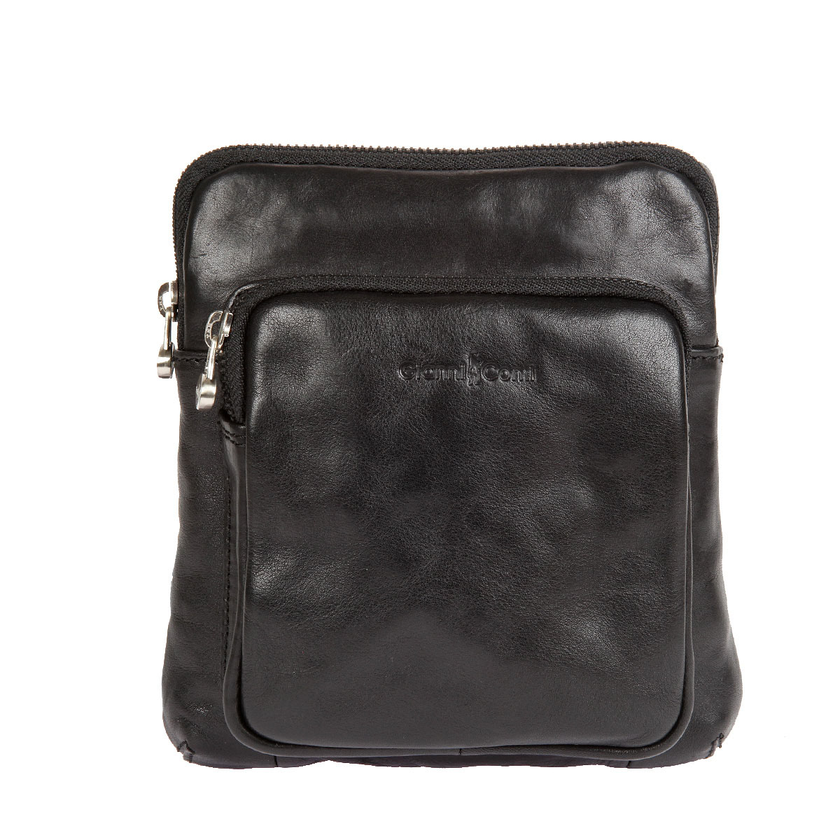 Сумка-планшет мужская Gianni Conti, цвет: черный. 912302912302 black Сумка-планшет мужская Gianni Conti, цвет: черный. 912302912302 blackСтильная мужская сумка-планшет Gianni Conti выполнена из натуральной кожи и оформлена фирменным тиснением. Изделие содержит одно отделение, которое закрывается на застежку-молнию. Внутри изделия находится прорезной карман на застежке-молнии, накладной открытый карман и держатель для авторучки. Снаружи, на передней стенке расположен накладной карман на застежке-молнии. На задней стенке предусмотрен накладной карман на магнитной кнопке. Сумка оснащена плечевым ремнем, регулируемой длины. В комплект входит фирменный чехол. Практичная сумка-планшет станет стильным аксессуаром, идеально подходящим вашему образу.