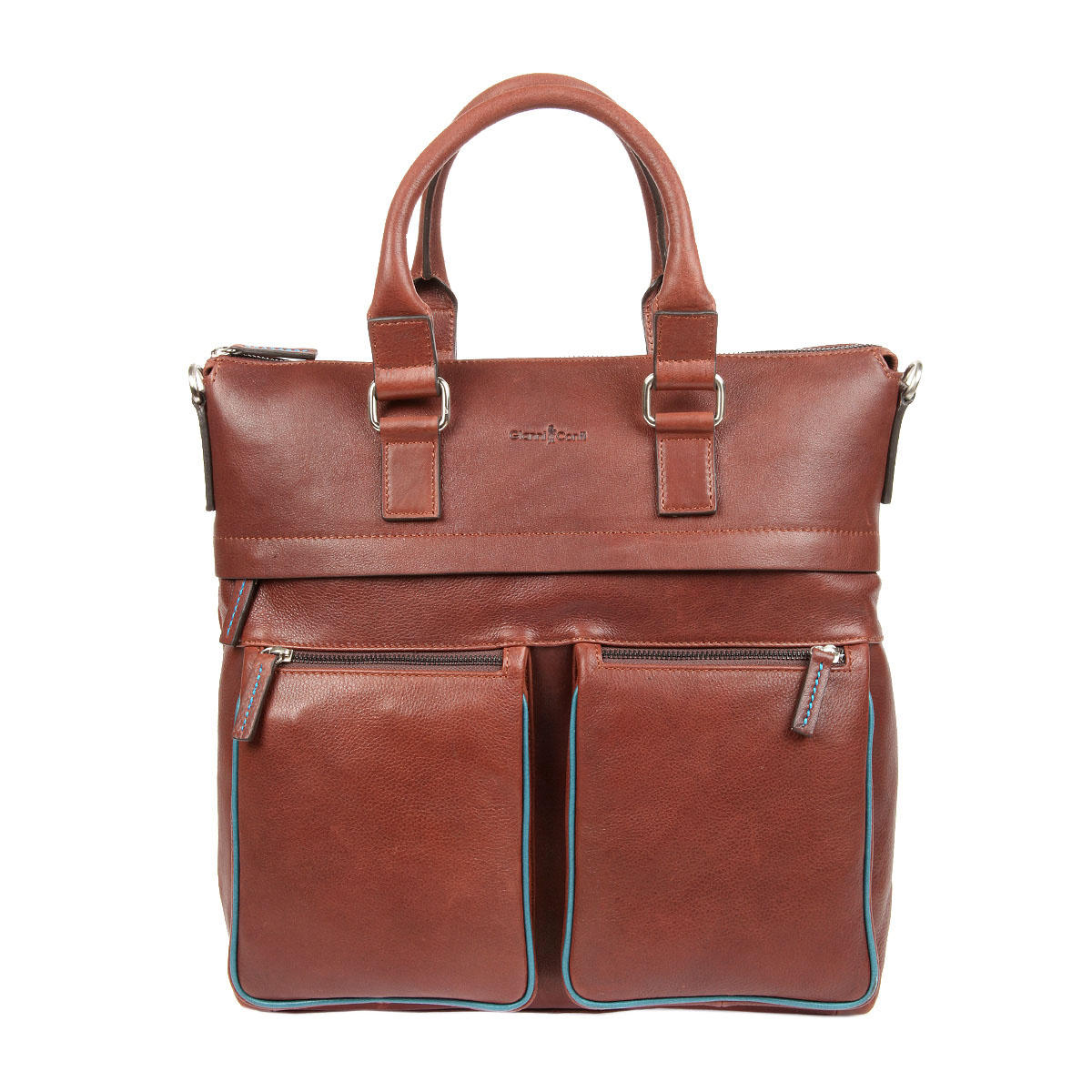 Бизнес-сумка Gianni Conti муж., цвет: коричневый. 1752258 brown teal1752258 brown teal Бизнес-сумка Gianni Conti муж., цвет: коричневый. 1752258 brown teal1752258 brown tealзакрывается на молнию внутри большой отдел, в котором карман на молнии два кармашка для мелких предметов держатель для авторучки отдел для планшета, закрывается клапаном на липучке снаружи на передней стенке три кармана на молнии на задней стенке карман на молнии оснащена съемным регулируемым плечевым ремнем на карабинах