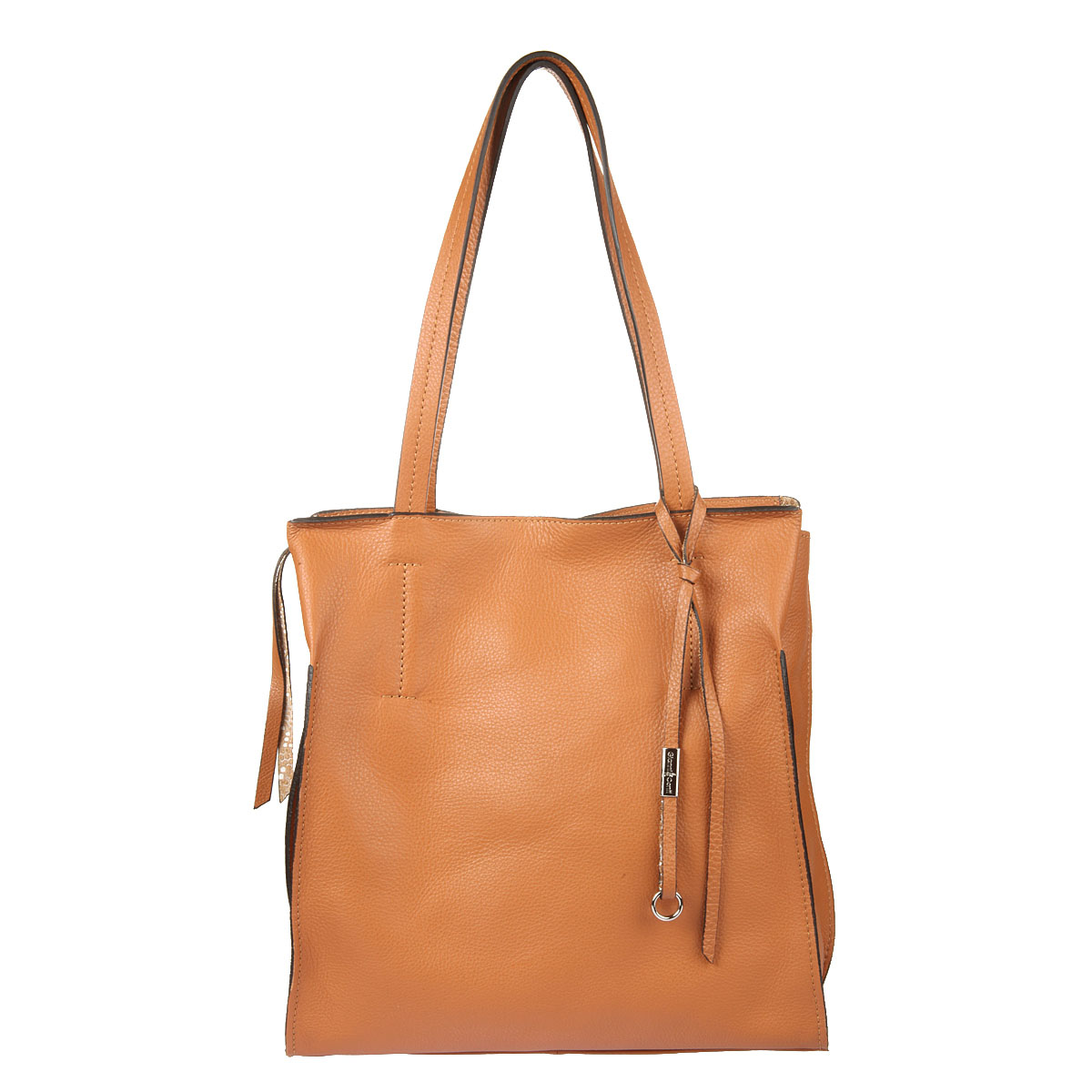 Сумка Gianni Conti жен., цвет: коричневый. 1813559 leather1813559 leather Сумка Gianni Conti жен., цвет: коричневый. 1813559 leather1813559 leatherзакрывается на молнию внутри отдел, в котором съемная косметичка на молнии карабин и кольцо для ключей