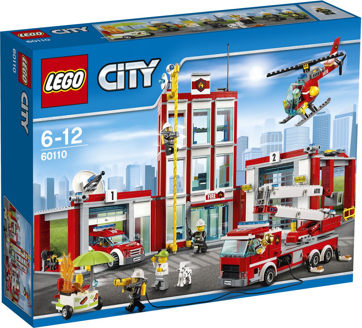 LEGO City Конструктор Пожарная часть 6011060110 LEGO City Конструктор Пожарная часть 6011060110Помоги пожарным загрузить оборудование в грузовик и вертолёт! Пришло время обеда, так что съезжай вниз по шесту и отправляйся к киоску с хот-догами. По дороге брось косточку пожарному псу. О нет, киоск с хот-догами в огне! Вытяни пожарный шланг, потуши огонь с помощью специальной водяной пушки и спаси хот-доги! Конструктор LEGO City Пожарная часть - это один из самых увлекательнейших и веселых способов времяпрепровождения. Ребенок сможет часами играть с конструктором, придумывая различные ситуации и истории. В набор также входят 7 мини-фигурок: 5 пожарных, продавца хот-догов и собаки. В процессе игры с конструкторами LEGO дети приобретают и постигают такие необходимые навыки как познание, творчество, воображение. Обычные наблюдения за детьми показывают, что единственное, чему они с удовольствием посвящают время, - это игры. Игра - это состояние души, это веселый опыт познания реальности. Играя, дети создают собственные миры, осваивают их, а познавая -...