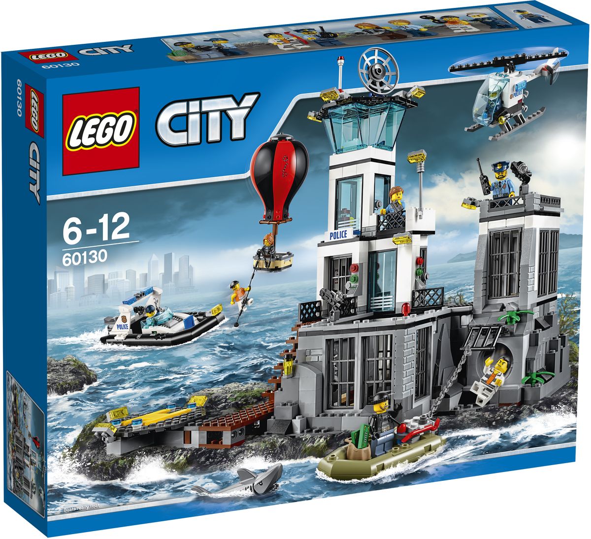 LEGO City Конструктор Остров-тюрьма 6013060130 LEGO City Конструктор Остров-тюрьма 6013060130Помоги полиции не дать плохим парням улизнуть с острова-тюрьмы LEGO City! Следи за преступниками, которые работают в тюремном дворе. Чтобы увидеть, какие планы побега строят преступники, открой тюрьму. Ты и полиция должны быть в полной готовности, чтобы поймать преступников, которые пробираются по канализации к катеру, подготовленному для побега! Запрыгивай в вертолёт и не дай им сбежать на воздушном шаре. Они сделают всё, чтобы вырваться с Острова-тюрьмы! Рекомендуемы возраст: 6-12 лет.