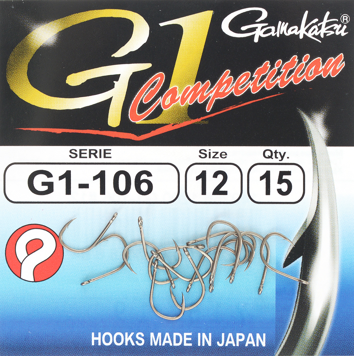 Набор крючков Gamakatsu G-1 Competition, размер №12, 15 шт23412 Набор крючков Gamakatsu G-1 Competition, размер №12, 15 шт23412Gamakatsu G-1 Competition - это крючки, прекрасно подходящие для ловли на волосяную оснастку в условиях соревнований. Изделия выполнены из тяжелой проволоки.