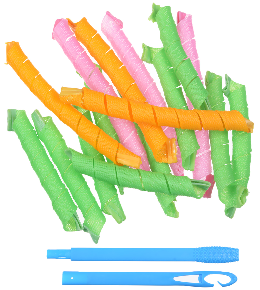 Hair Wavz Бигуди, 10 х 36 см, 6 х 51 смХВ Hair Wavz Бигуди, 10 х 36 см, 6 х 51 смХВНабор бигуди Hair Wavz является простым и легким способом всегда выглядеть безупречно стильно! Предназначен для создания мелких кудряшек, локонов и волн, а также придания дополнительного объема. Бигуди произведены из мягкого полиметного материала, и в них можно спать. Hair Wavz выполнены из мягкого пластика с силиконовыми наконечниками, что позволяет им служить долго, подходят для кончиков и на длинные волосы, а также на каскадную стрижку. Ваша прическа зависит только от вашей фантазии и настроения! Преимущества волшебных бигуди Hair Wavz: Создают большой объем. Удобны и легки в использовании. Справится даже ребенок! Подходят как для коротких, так и для длинных волос. Позволяют легко контролировать направление и равномерность укладки без заломов. Обеспечивают бережное отношение к волосам. Смена имиджа за час. Процесс накручивания бигуди Hair Wavz никогда не утомит вас. Экономия времени и денег на дорогих салонах. ...