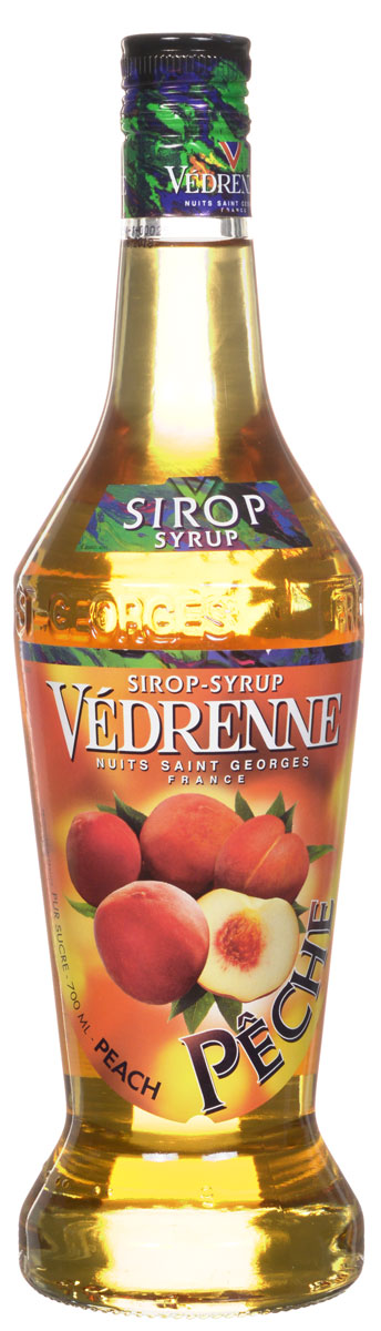 Vedrenne Персик сироп, 0,7 лSVDRPE-070B01 Vedrenne Персик сироп, 0,7 лSVDRPE-070B01Персиковый сироп - производится из отборных плодов персика. Сироп Персик можно добавлять в прохладительные напитки, самые разные коктейли (как алкогольные, так и безалкогольные), холодный чай, лимонад, компот, молоко, мороженое, кофе, десерты. Сиропы изготавливаются на основе натурального растительного сырья, фруктовых и ягодных соков прямого отжима, цитрусовых настоев, а также с использованием очищенной воды без вредных примесей, что позволяет выдержать все ценные и полезные свойства натуральных фруктово-ягодных плодов и трав. В состав сиропов входит только натуральный сахар, произведенный по традиционной технологии из сахарозы. Благодаря высокому содержанию концентрированного фруктового сока, сиропы Vedrenne обладают изысканным ароматом и натуральным вкусом, являются эффективным подсластителем при незначительной калорийности. Они оптимизируют уровень влажности и процесс кристаллизации десертов, хорошо смешиваются с другими ингредиентами и способствуют улучшению вкусовых...