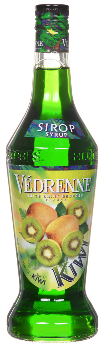 Vedrenne Киви сироп, 0,7 лSVDRKI-070B01 Vedrenne Киви сироп, 0,7 лSVDRKI-070B01Сироп Киви можно добавлять в кофе, лимонад, компот, холодный чай, молоко, соки, различные коктейли (безалкогольные или алкогольные), мороженое. Кроме того, он прекрасно сочетается с содовой, различными десертами, сорбетами, тониками, минеральной водой, фруктовыми салатами. Большой популярностью сиропы Киви пользуются у профессиональных барменов и бариста, которые любят напиток за его специфический привкус с заметной кислинкой. Сиропы изготавливаются на основе натурального растительного сырья, фруктовых и ягодных соков прямого отжима, цитрусовых настоев, а также с использованием очищенной воды без вредных примесей, что позволяет выдержать все ценные и полезные свойства натуральных фруктово-ягодных плодов и трав. В состав сиропов входит только натуральный сахар, произведенный по традиционной технологии из сахарозы. Благодаря высокому содержанию концентрированного фруктового сока, сиропы Vedrenne обладают изысканным ароматом и натуральным вкусом, являются эффективным...