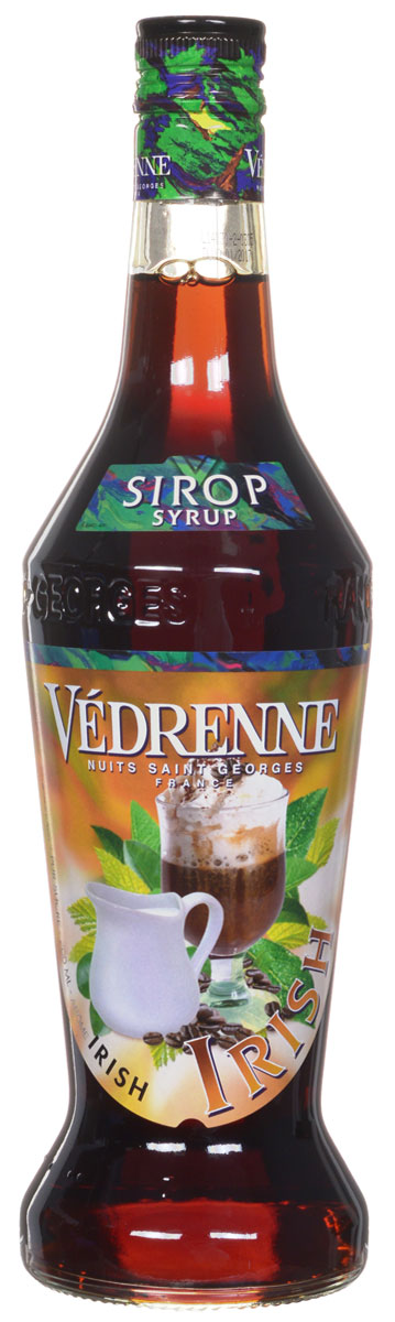 Vedrenne Айриш Крим сироп, 0,7 лSVDRIC-070B01 Vedrenne Айриш Крим сироп, 0,7 лSVDRIC-070B01Сироп Vedrenne Ирландский крем придется по душе поклонникам пикантных вкусов. Данный продукт характеризуется очаровательным ароматом с тонами темного шоколада, карамели, кофе и ненавязчивым мотивом ирландского виски. Во вкусе сиропа вы различите превосходные оттенки сливок, пралине, меда и орехов, которые развиваются на фоне ярких шоколадных нот. Благодаря оптимальному содержанию сахара, французский сироп Vedrenne Ирландский крем имеет приятную тягучую структуру, что позволяет использовать его в качестве украшения для различных сладких блюд и кондитерских изделий. Особенно привлекательные вкусовые сочетания можно получить путем данного добавления сиропа в горячий кофе или молочные коктейли. Сиропы изготавливаются на основе натурального растительного сырья, фруктовых и ягодных соков прямого отжима, цитрусовых настоев, а также с использованием очищенной воды без вредных примесей, что позволяет выдержать все ценные и полезные свойства натуральных ...