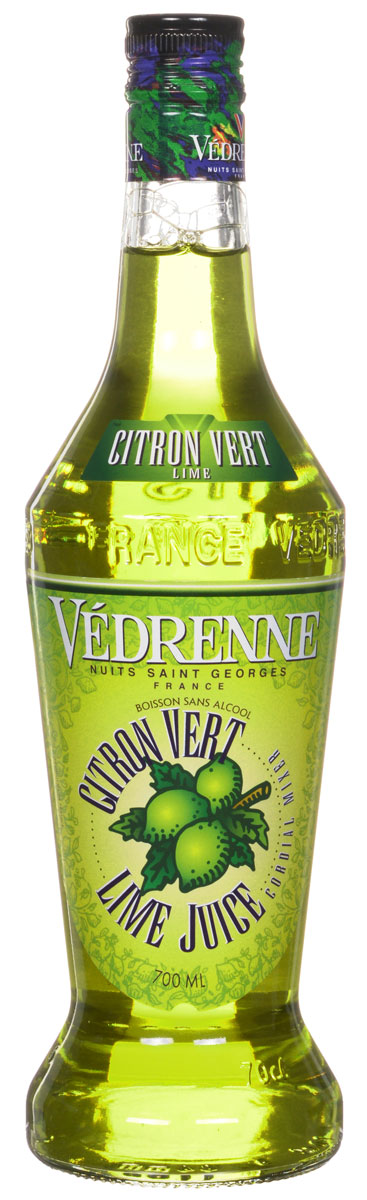 Vedrenne Лайм Джус сироп, 0,7 лSVDRLJ-070B01 Vedrenne Лайм Джус сироп, 0,7 лSVDRLJ-070B01Сироп Лайм Джус изготавливается из натурального сока лайма – небольшого цитрусового фрукта с желто- зеленой шкуркой, сочной кислой мякотью и терпким горьковатым привкусом. Сиропы изготавливаются на основе натурального растительного сырья, фруктовых и ягодных соков прямого отжима, цитрусовых настоев, а также с использованием очищенной воды без вредных примесей, что позволяет выдержать все ценные и полезные свойства натуральных фруктово-ягодных плодов и трав. В состав сиропов входит только натуральный сахар, произведенный по традиционной технологии из сахарозы. Благодаря высокому содержанию концентрированного фруктового сока, сиропы Vedrenne обладают изысканным ароматом и натуральным вкусом, являются эффективным подсластителем при незначительной калорийности. Они оптимизируют уровень влажности и процесс кристаллизации десертов, хорошо смешиваются с другими ингредиентами и способствуют улучшению вкусовых качеств напитков и десертов. Сиропы Vedrenne...