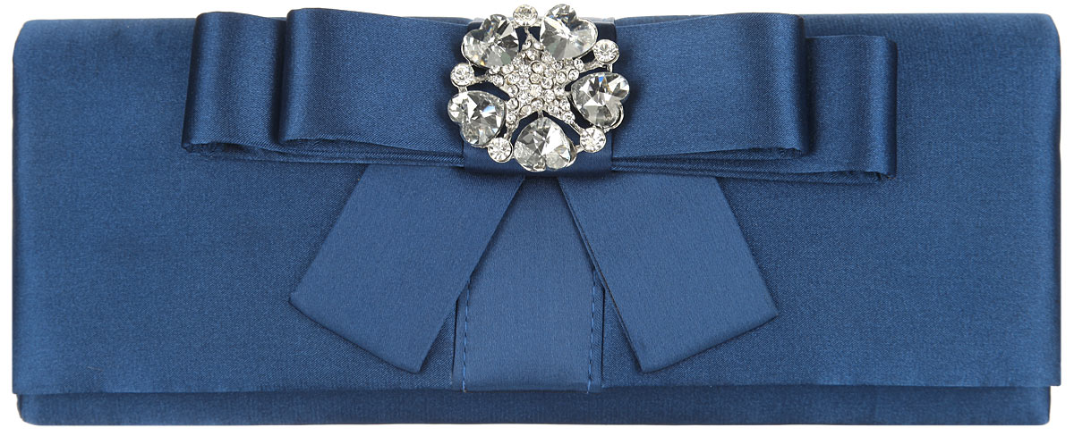 Клатч Fabretti, цвет: синий. W10268W10268-blue Клатч Fabretti, цвет: синий. W10268W10268-blueЭлегантный вечерний клатч Fabretti выполнен из полиэстера. Клатч оформлен кокетливым бантиком, который дополнен сверкающими кристаллами. Изделие содержит одно отделение и закрывается клапаном на магнитную кнопку. Внутри расположен накладной карман. Клатч оснащен укороченным наплечным ремнем-цепочкой. Клатч Fabretti прекрасно завершит ваш праздничный образ.