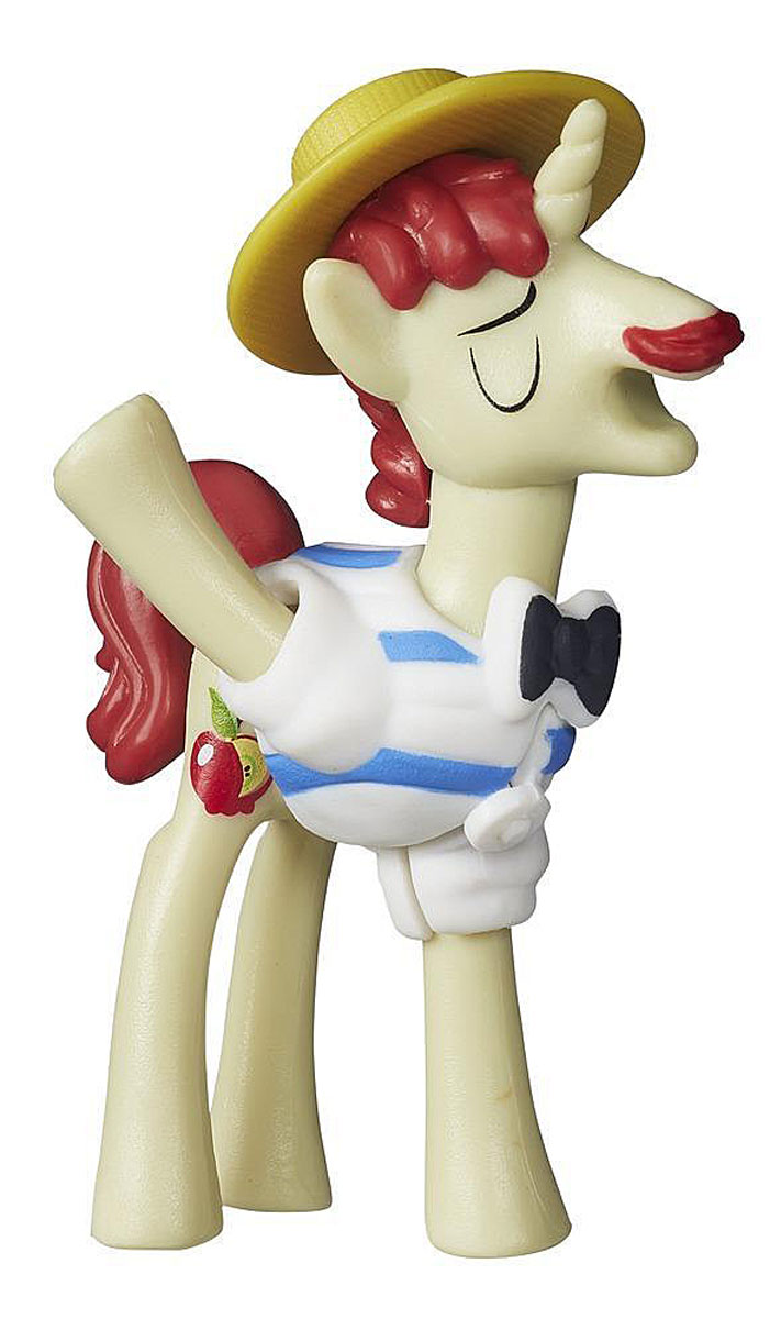My Little Pony Фигурка FlamB2071_B2205 My Little Pony Фигурка FlamB2071_B2205Фигурка My Little Pony Flam непременно понравится вашей малышке. Она выполнена из безопасного пластика в виде симпатичного пони, одного из главных героев мультсериала My Little Pony. Флэм - светлая лошадка-единорог с коричневой гривой, хвостиком и усиками. Отличительный знак Флэм - яблоко с вырезанной четвертинкой. Флэм нарядился в короткую тельняшку, бабочку и широкополую шляпу, все элементы наряда съемные. Игры с My Little Pony способствуют развитию у ребенка фантазии и любознательности, помогут овладеть навыками общения, воспитают чувство ответственности и заботы. Благодаря маленькому размеру фигурки ребенок сможет взять ее с собой на прогулку или в гости. Порадуйте свою малышку таким замечательным подарком!