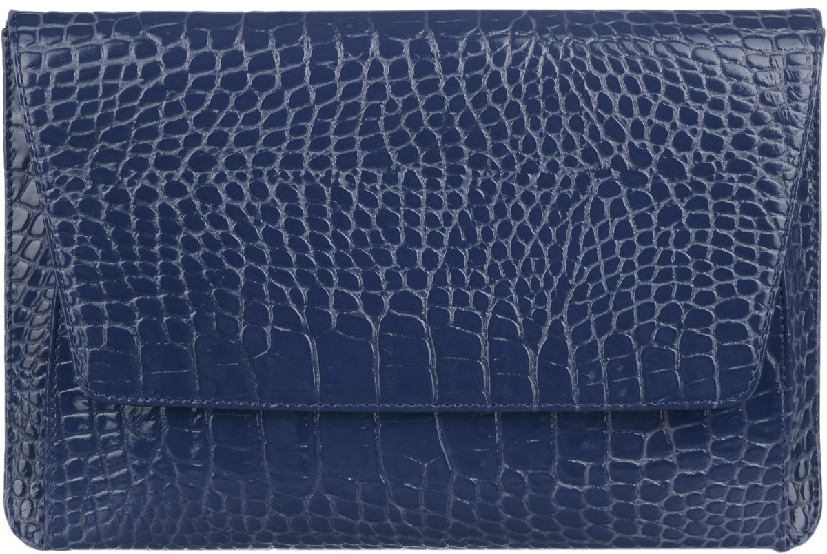 Сумка-клатч женская Fabula Croco Nile, цвет: синий. S.120.KRS.120.KR Сумка-клатч женская Fabula Croco Nile, цвет: синий. S.120.KRS.120.KRСтильная сумка-клатч Fabula Croco Nile, выполнена из натуральной кожи с тиснением под рептилию. Изделие содержит одно основное отделение, которое закрывается клапаном на две магнитные кнопки. Внутри сумки размещен врезной карман на застежке-молнии. Яркий аксессуар позволит вам завершить образ и быть неотразимой.